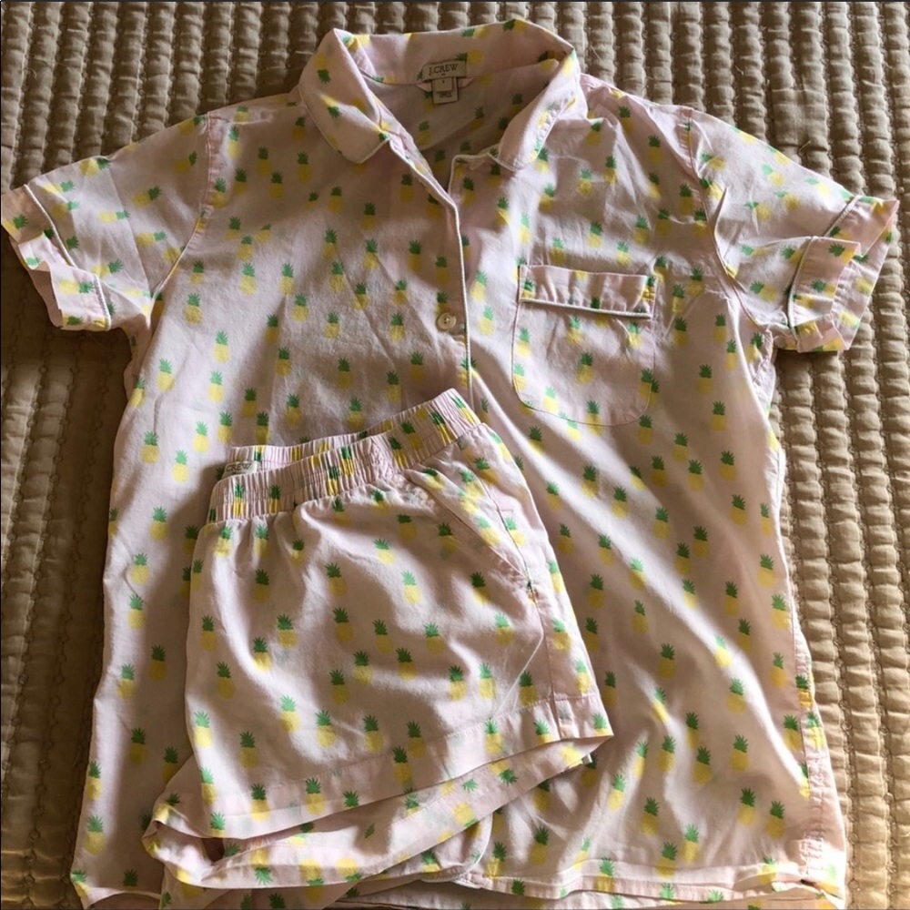 J crew pineapple pajamas